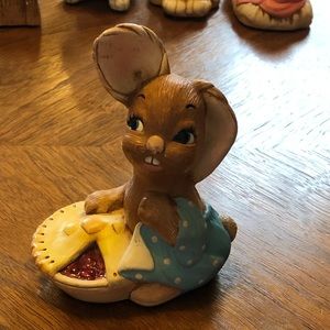 Vintage Pendelfin Rabbit “Pieface” Hand Painted
